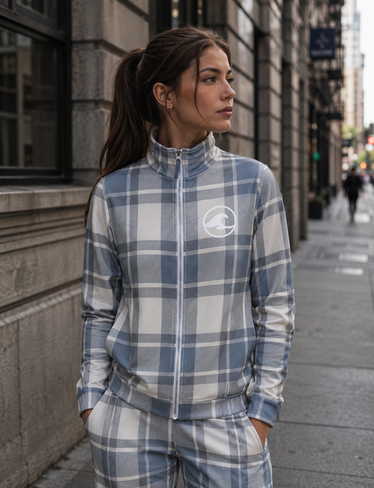 Ironcrest Plaid Track Jacket