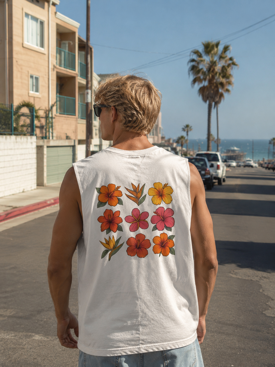 Sunbloom Muscle Tee