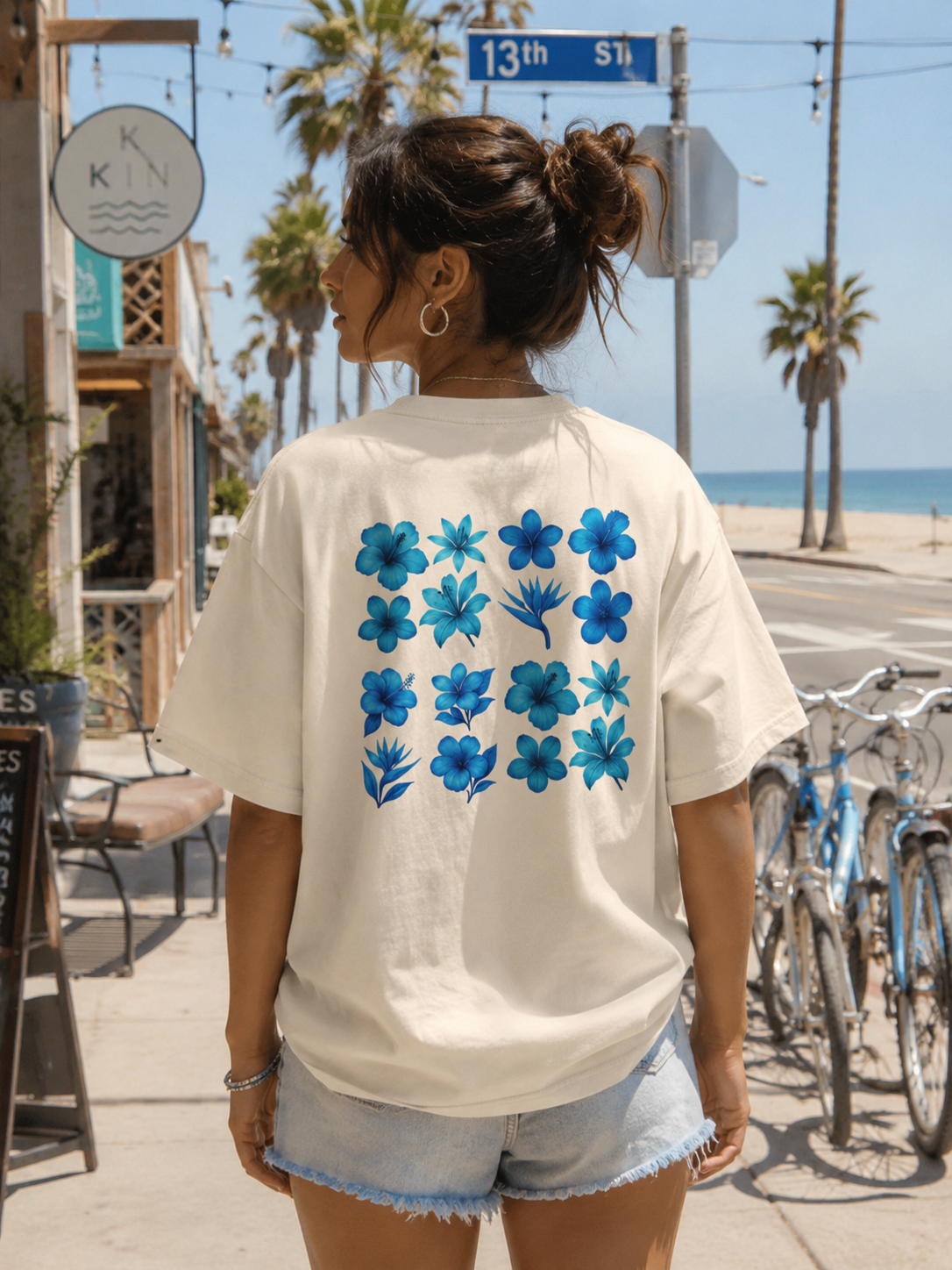 Ocean Bloom Box Tee