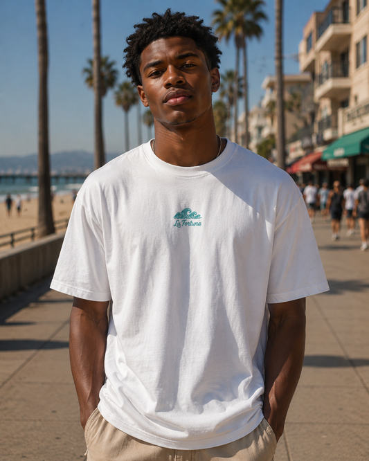 La Fortuna Basic White Tee