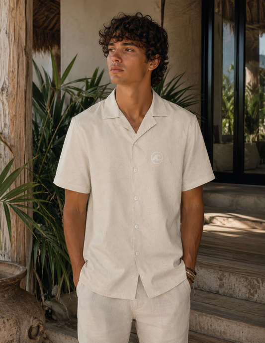 Coastal Linen Button-Up