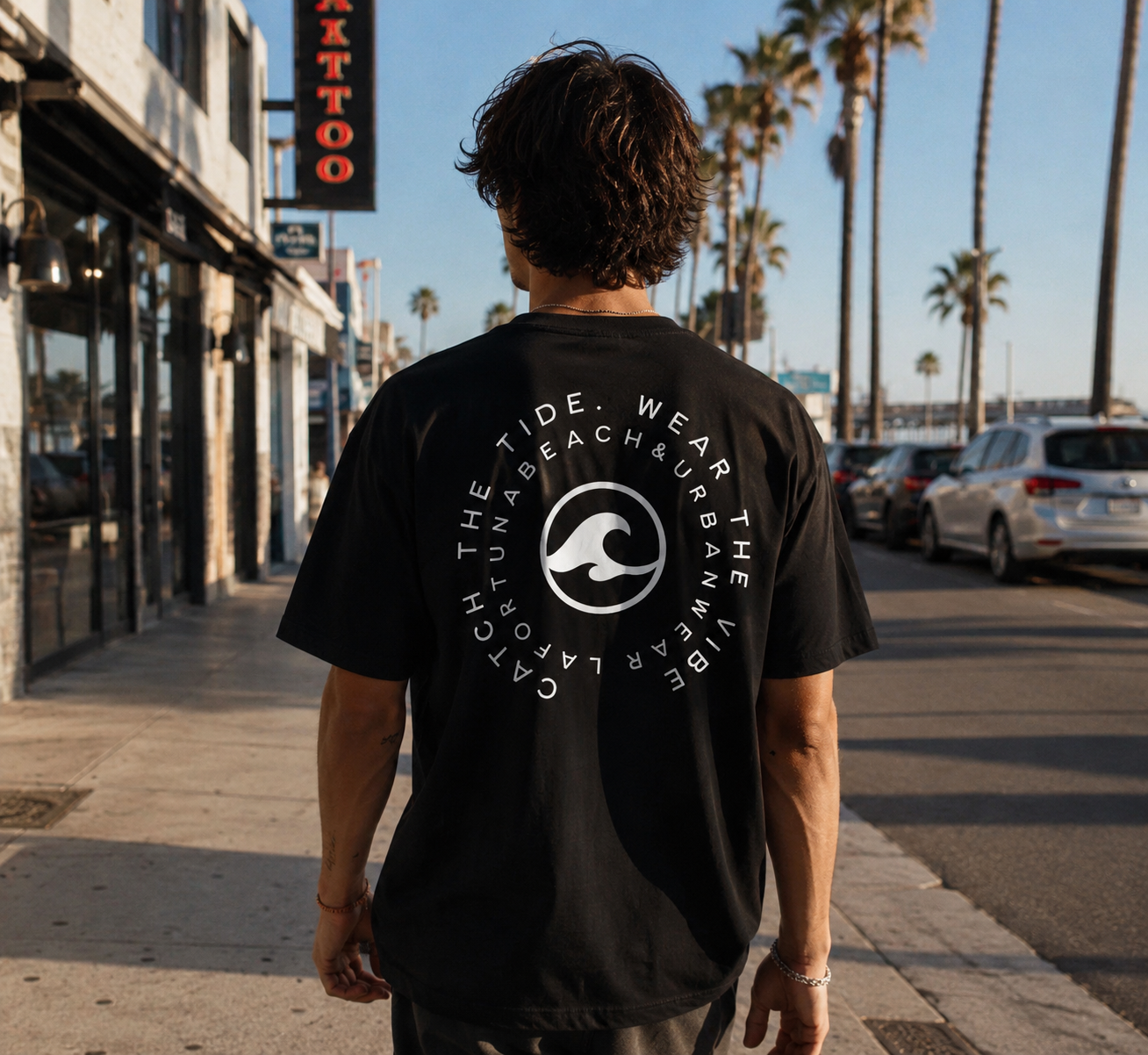La Fortuna Black Heavyweight Tee