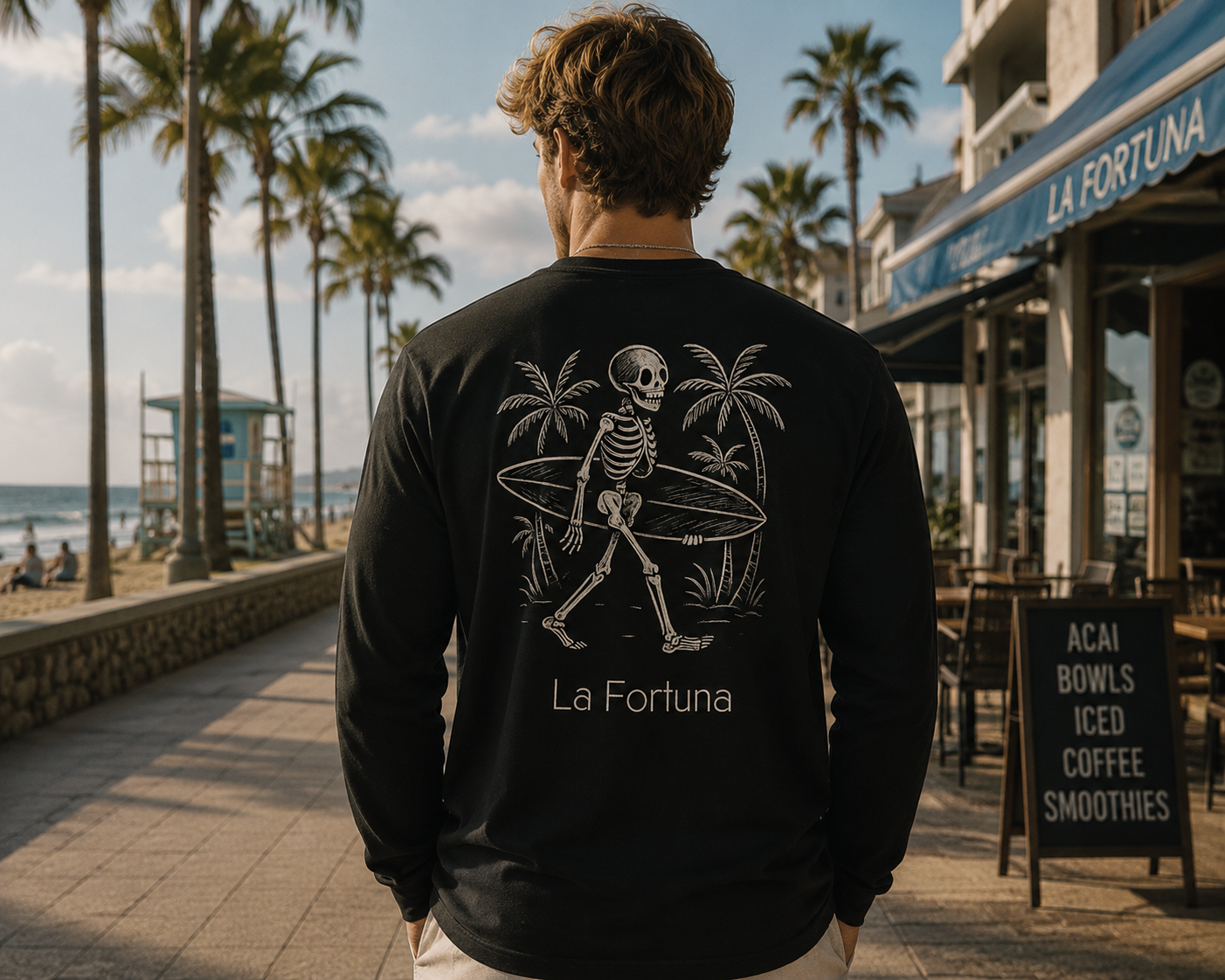 Dead Set Surf Long Sleeve Tee