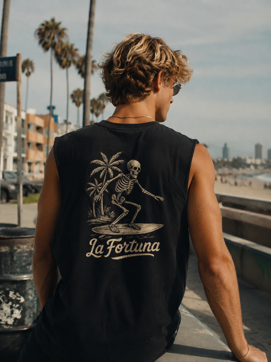 Grim Wave Muscle Tee