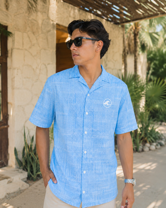 Blue Breeze Button-Up