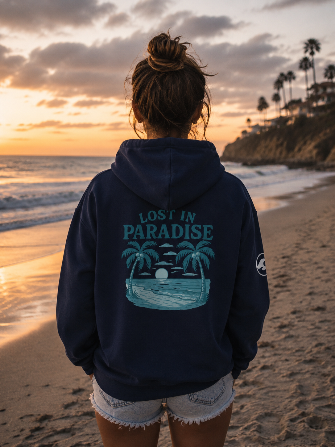 Lost in Paradise Oversized heavyweight Hoodie