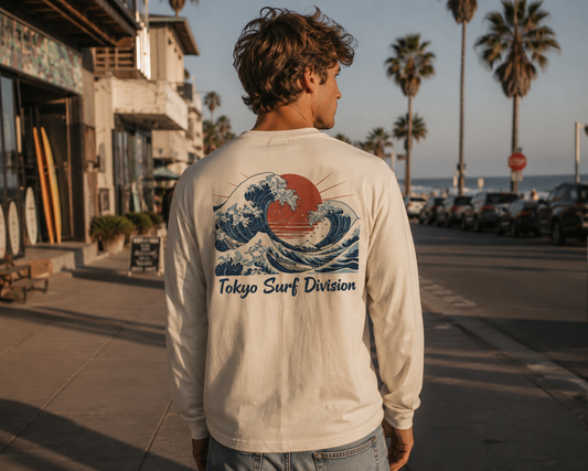 Tokyo Surf Division Heavyweight Long Sleeve Tee
