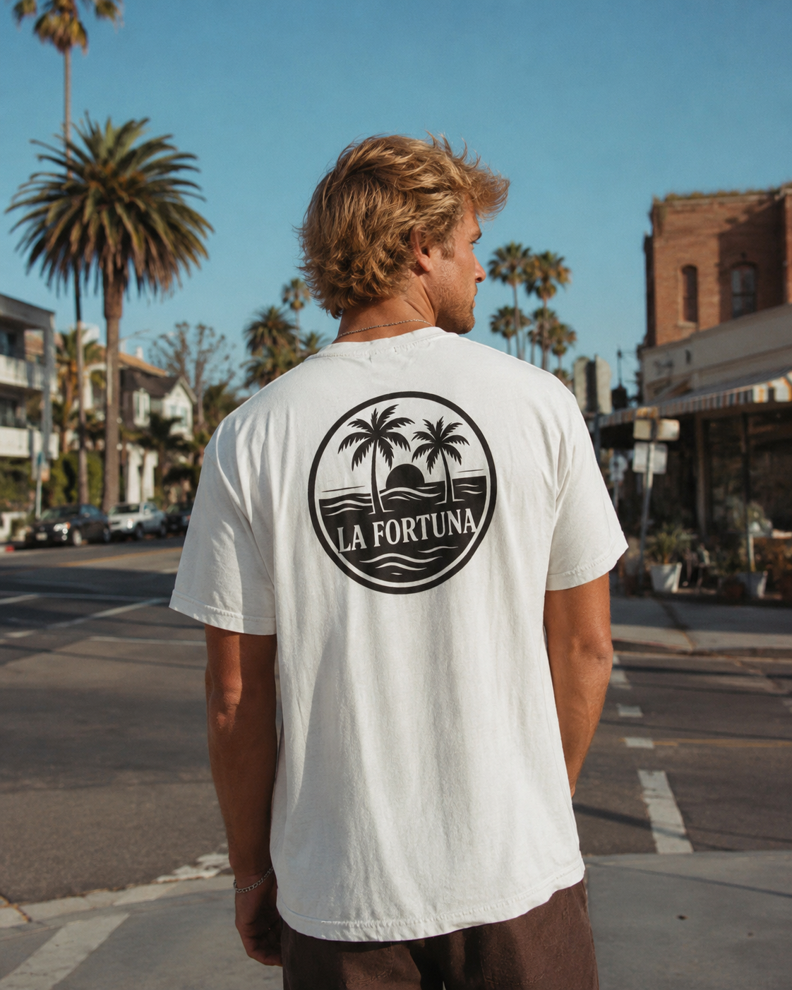 La Fortuna Ocean Waves Heavyweight Tee