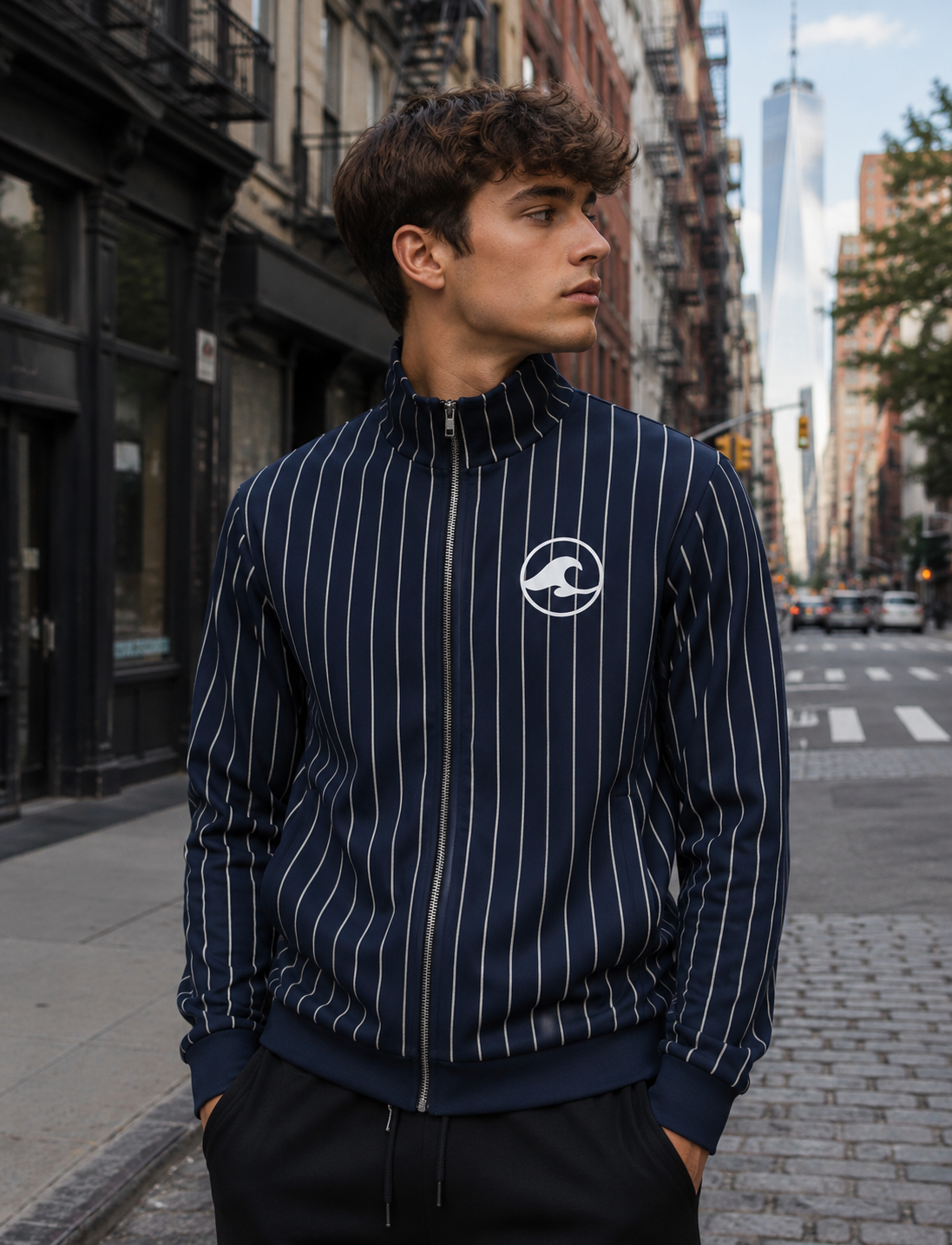 Azure Sprint Track Jacket
