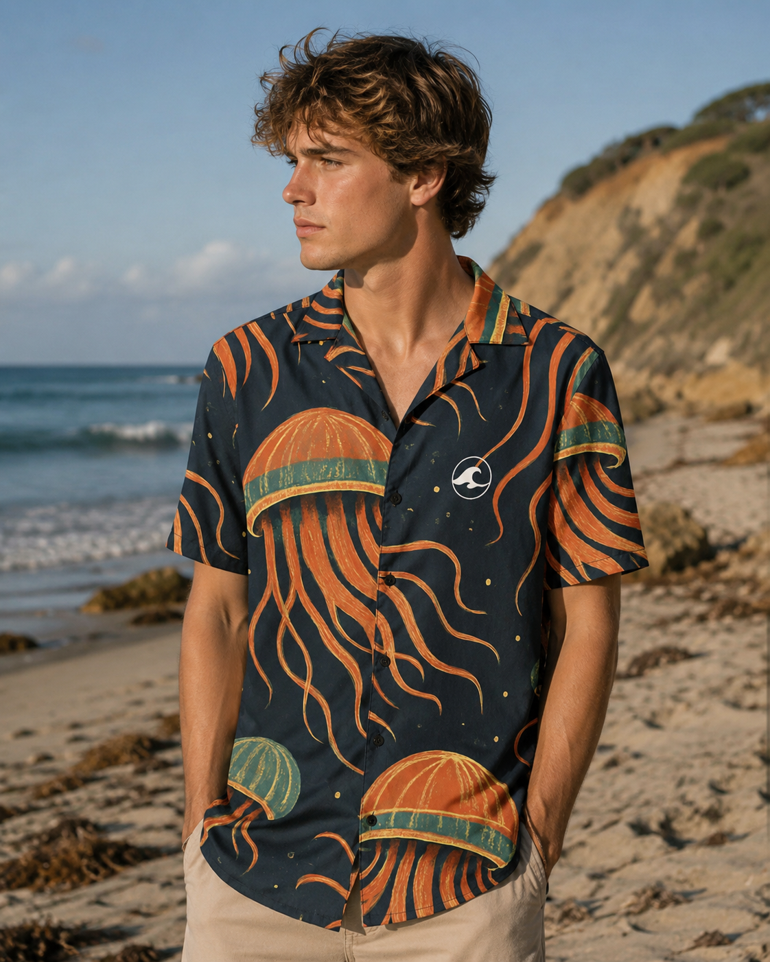 Medusa Drift Button-Up Shirt