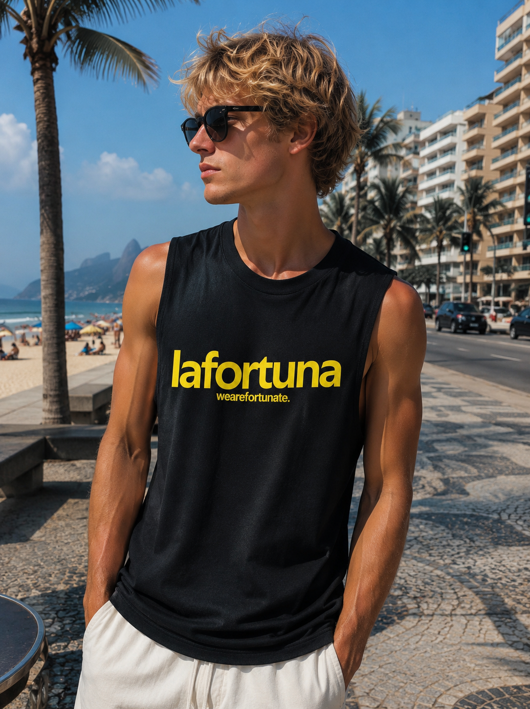 We Are Fortunate Muscle Tee