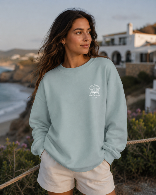 Beach Bum Club Agave Sweater
