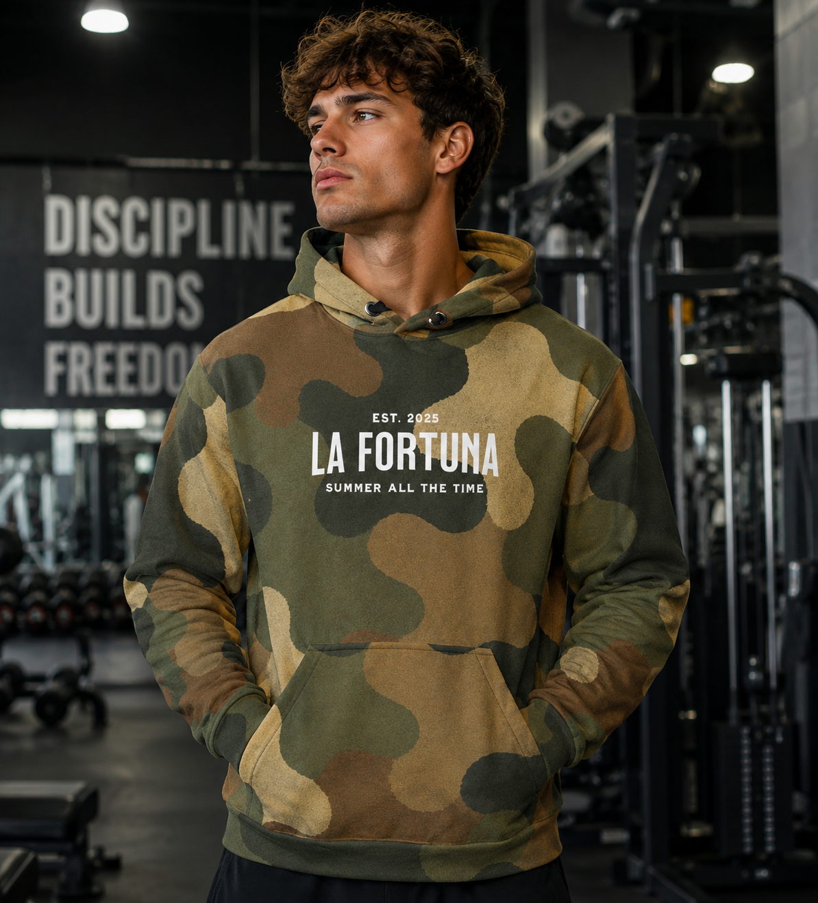 La Fortuna Camo Hoodie