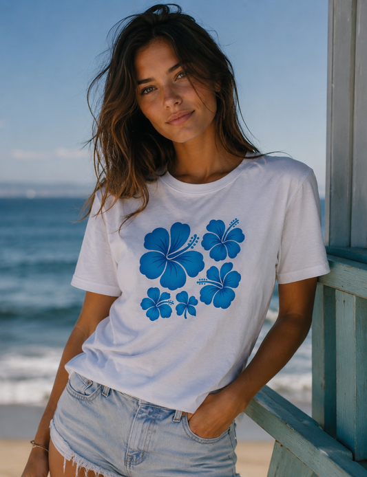 Blue Bloom Tee
