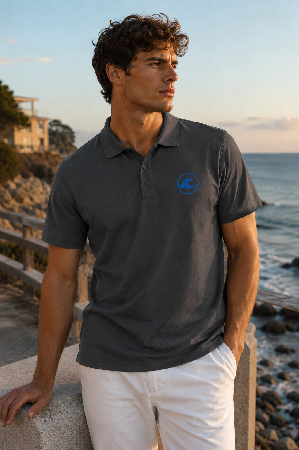 Dark Grey Polo Shirt