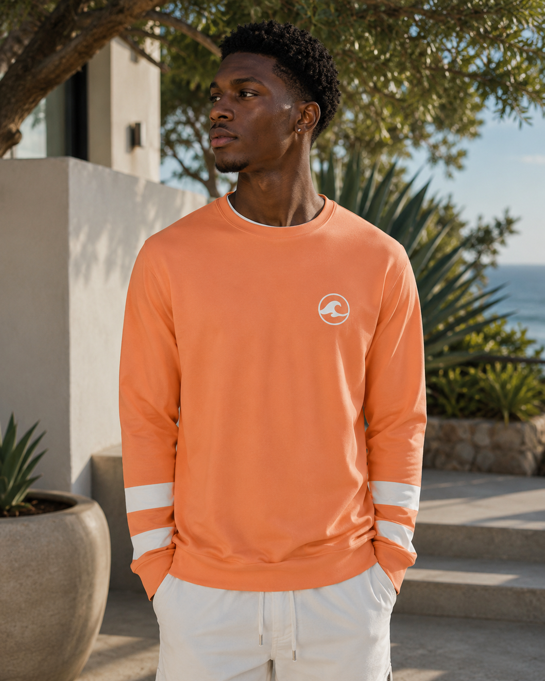 Coral Haze Pullover