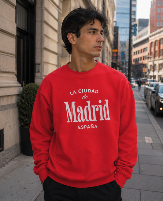 Red Madrid Sweatshirt