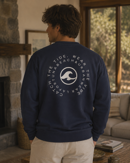 La Fortuna Oversized Sweatshirt – Navy