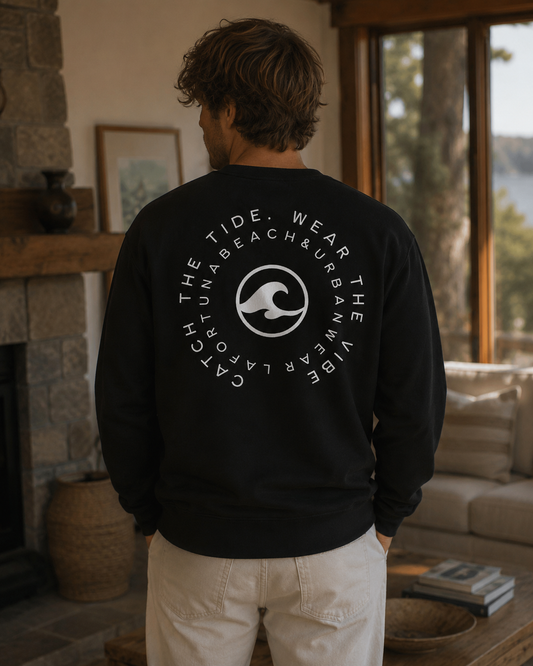 La Fortuna Oversized Sweatshirt – Black