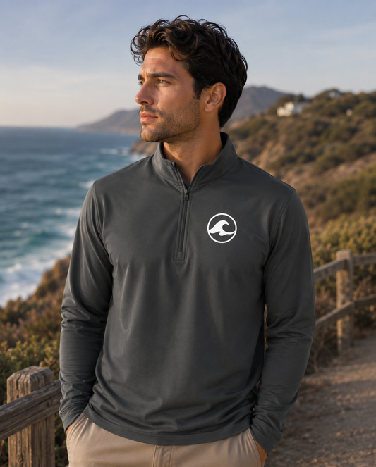 La Fortuna Quarter Zip - Grey