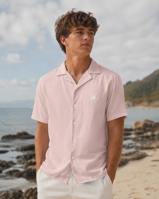Pink Breeze Button-Up