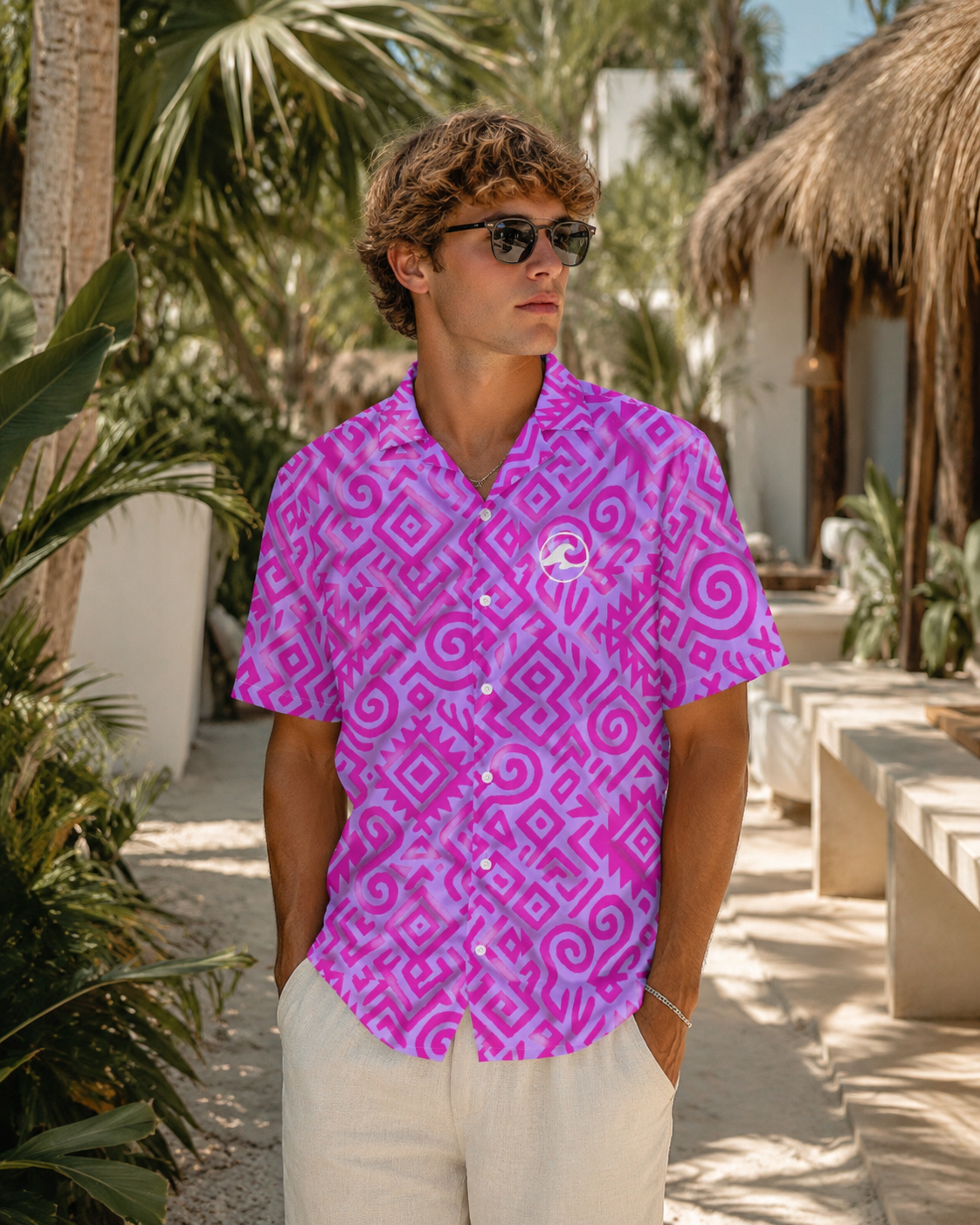 Sunset Serenade Button-Up