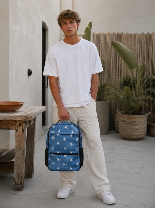 La Fortuna Blue Backpack