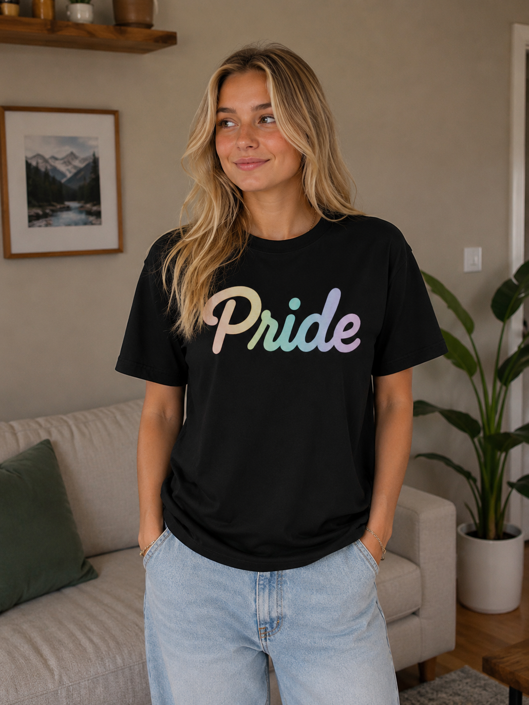 La Fortuna Pride Black Tee 🌈🖤
