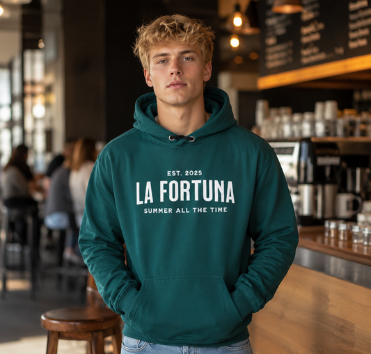 La Fortuna Teal Hoodie