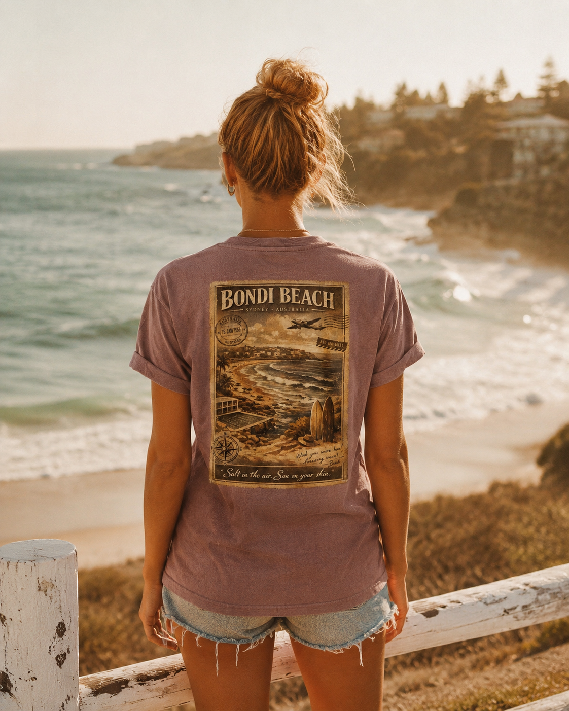 Bondi Beach Vintage Tee - La Fortuna Lost Postcards