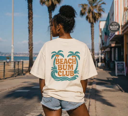 Beach Bum Club Boxy Tee