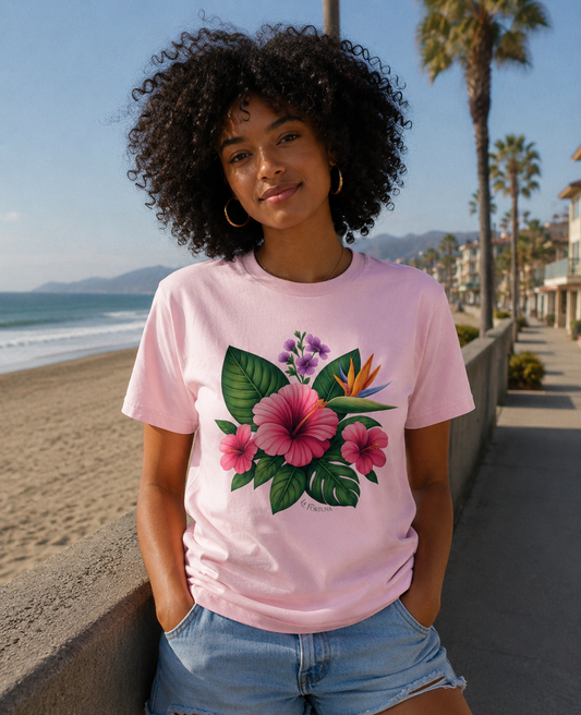 Hibiscus Bloom Tee