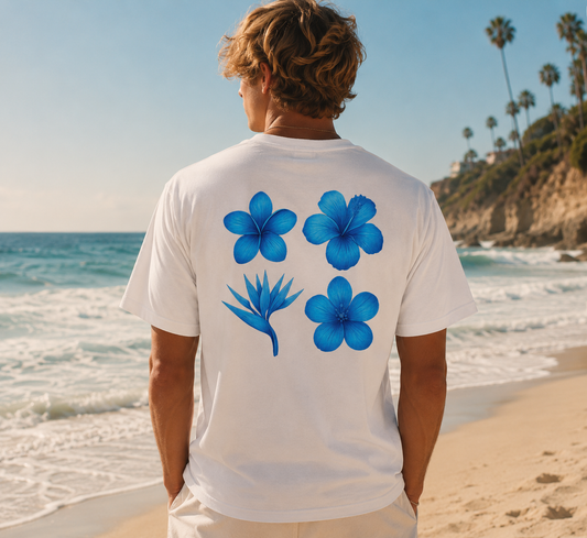 Blue Lagoon Bloom Tee