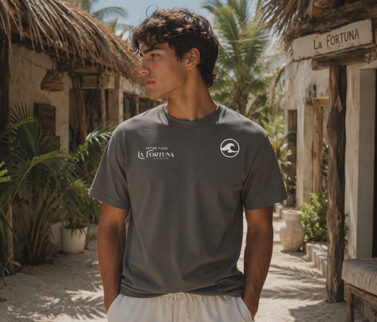 La Fortuna Organic Grey Tee