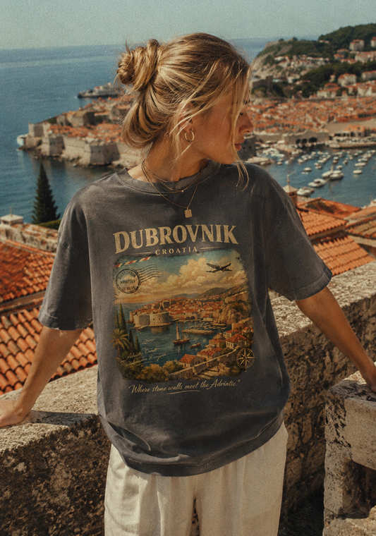 Dubrovnik Vintage Tee - La Fortuna Lost Postcards