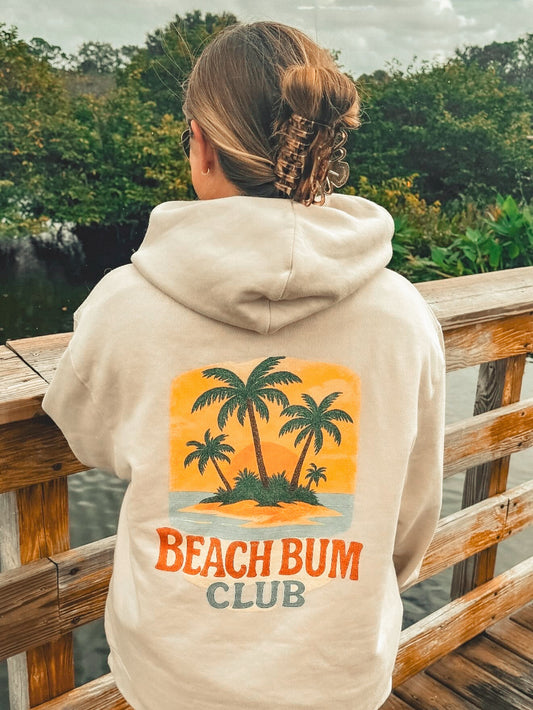 Beach Bum Club Oversized Hoodie
